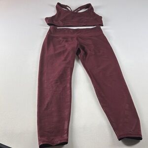 Old Navy Maroon Active Elevate Leggings